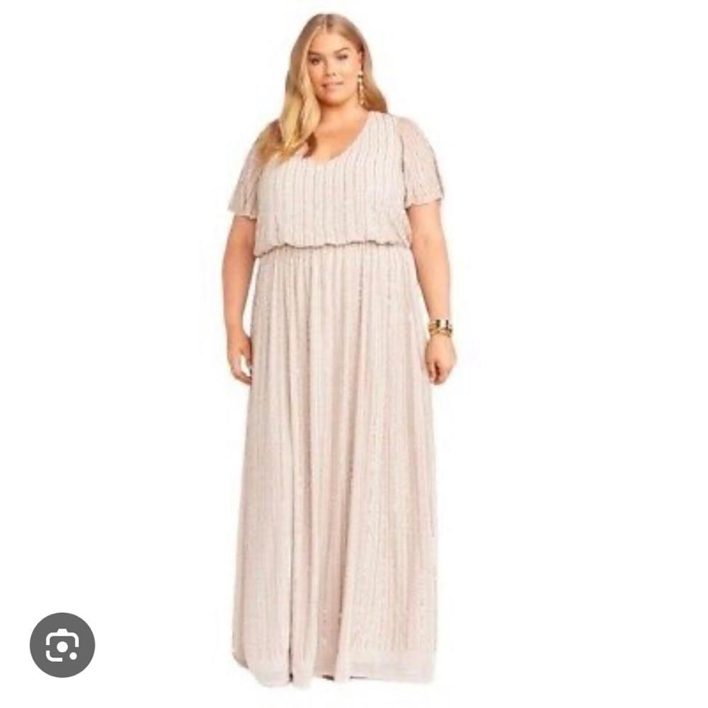 Show me your Mumu Michelle bridesmaid Gown Beaded - size 3x